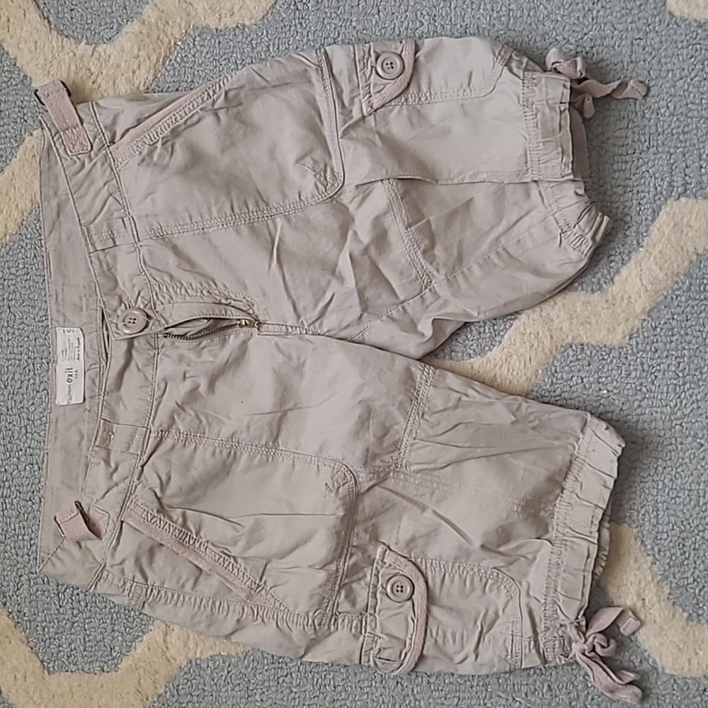 🗽 FASHION EXIT USA Vintage Khaki Cargo Bermuda Shorts Small